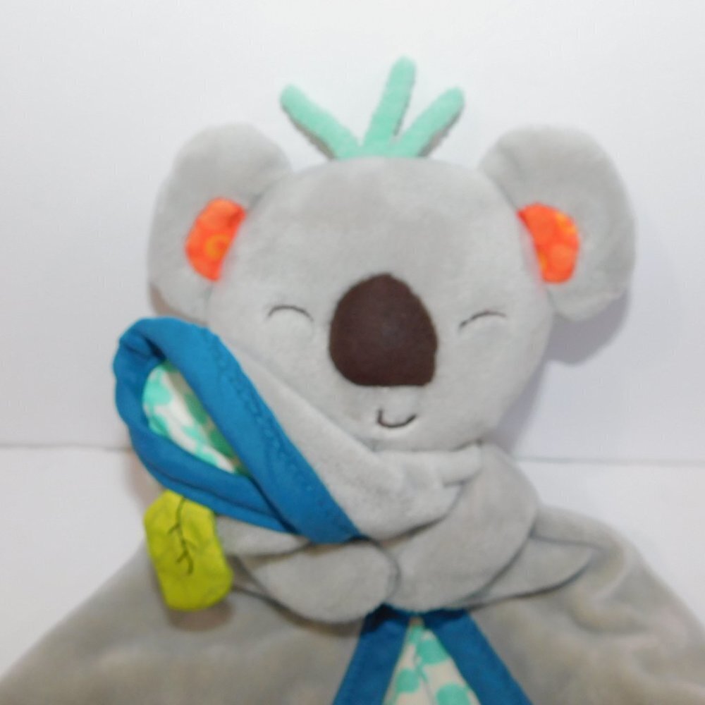 Baby B BBaby Gray Blue Plush Koala Security Blanket Infant Lovey nunu - Picture 3 of 5